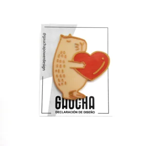 PIN CAPIBARA CORAZÓN