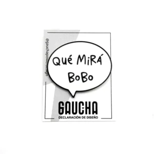 PIN QUÉ MIRÁ BOBO?