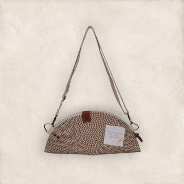 Cartera estilo nórdico media luna. Varios colores - Imagen 3