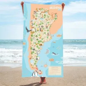 Lona – Mapa ilustrado de Argentina (chica)