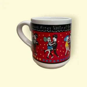 Taza Tango Rojo con Negro