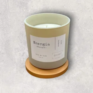 Vela de soja «Energía» – Aroma Lima-Verbena