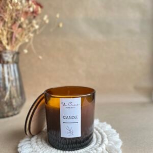 VELA VASO LAVANDA