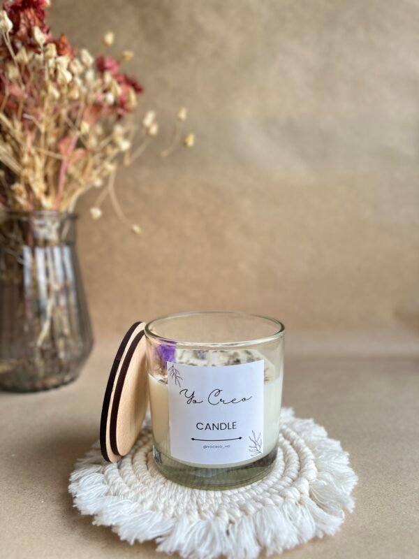VELA VASO LAVANDA - Imagen 3
