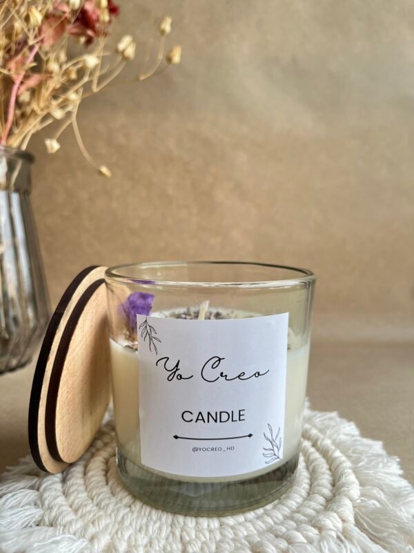 VELA VASO LAVANDA - Imagen 4