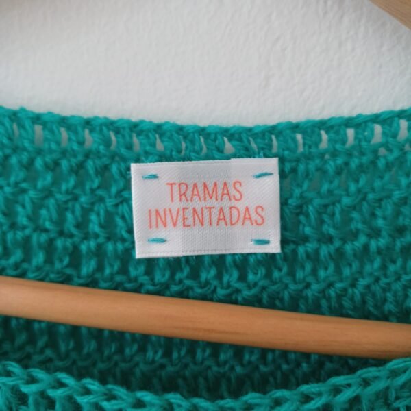 chaleco tejido a mano tramas inventadas
