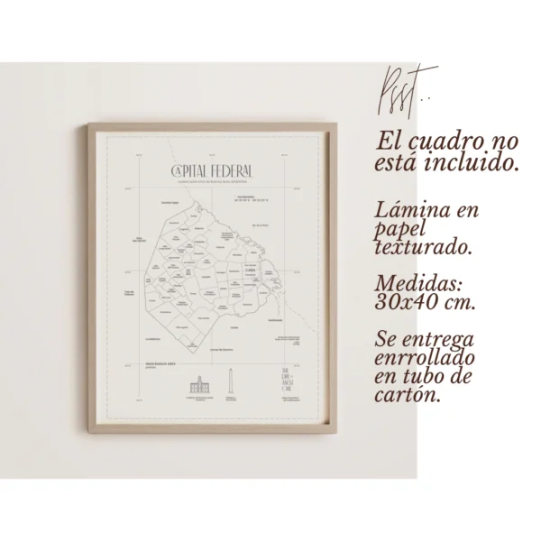 MAPA CAPITAL FEDERAL - Imagen 2
