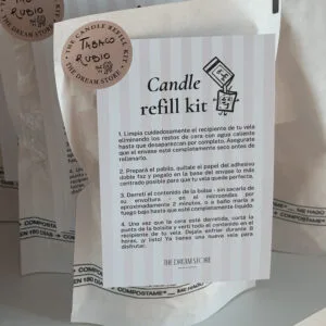 Kit Refill Vela “Tabaco Rubio”