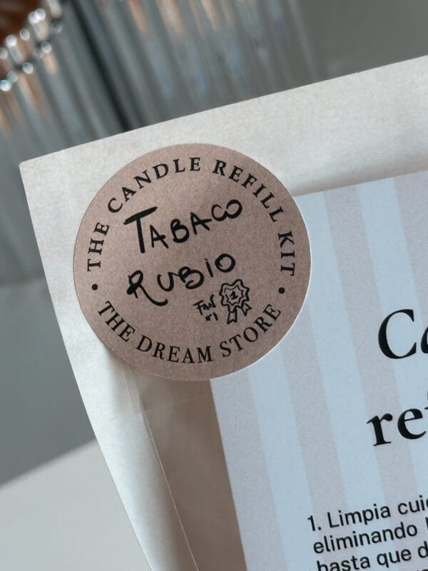Kit Refill Vela “Tabaco Rubio” - Imagen 2