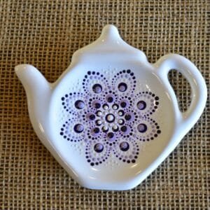 Posa saquito té mandala lila