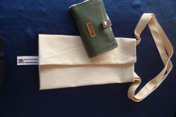 BOLSA MONEDERO PLEGABLE DiUrna verde claro - Imagen 3