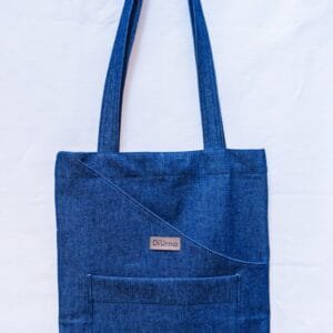 UNIVERSITARIA JEANS AZUL de algodón.