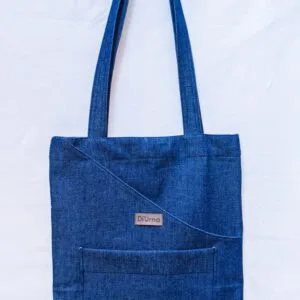 UNIVERSITARIA JEANS AZUL de algodón.