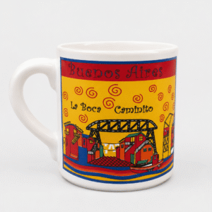 Taza Puerto Madero Amarillo-Rojo