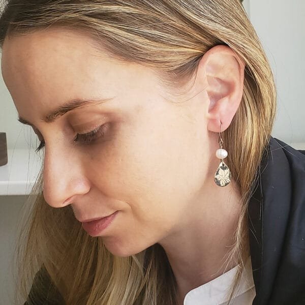 Pendientes colección "Hojas"