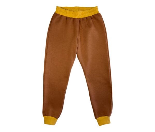 Pantalon liso marron