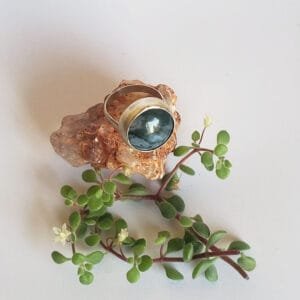 Anillo "Round clasic" con jaspe