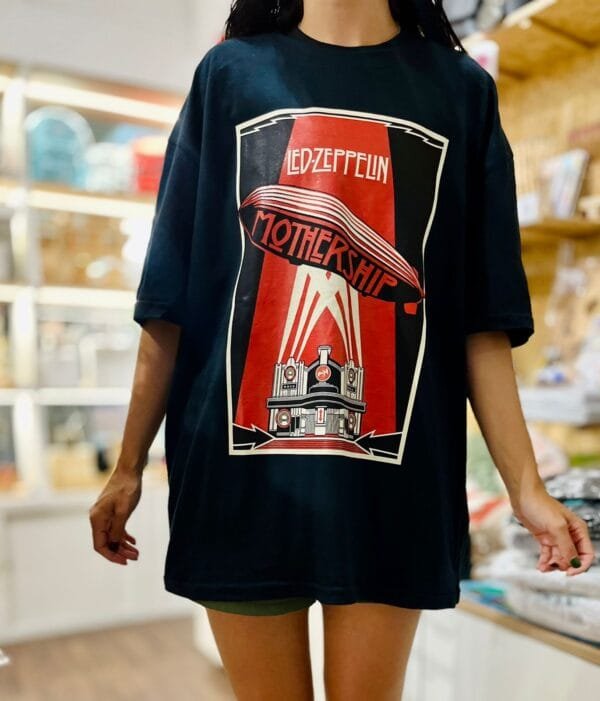 Remera Led Zeppelin - Talle XXL - Negra