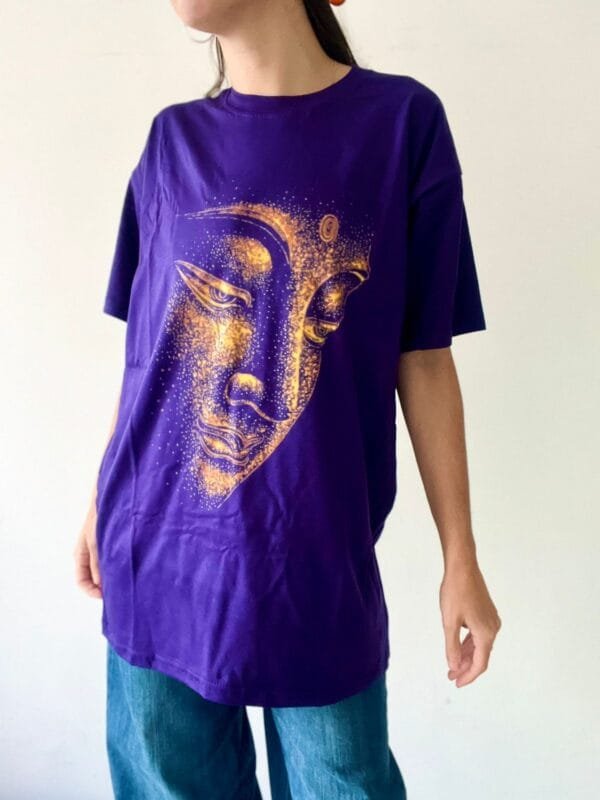 Remera Buda - Talle XXL - Violeta