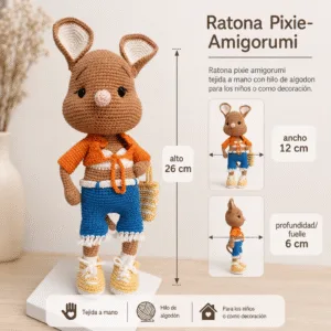 Ratona Pixie- Amigorumi