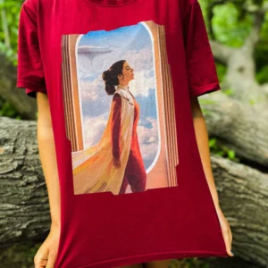 Remera Leia - Talle S - Bordo