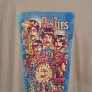 Remera The Beatles Psicodelia - Talle XXL - Beige