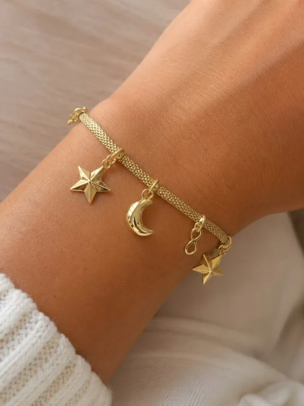 Pulsera vibora dorada
