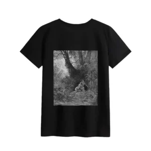 REMERA PARAISO - TALLE M - NEGRO