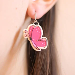 Aro Mini Mariposa (Rosa)