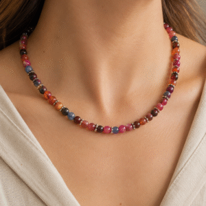 Collar de ágatas