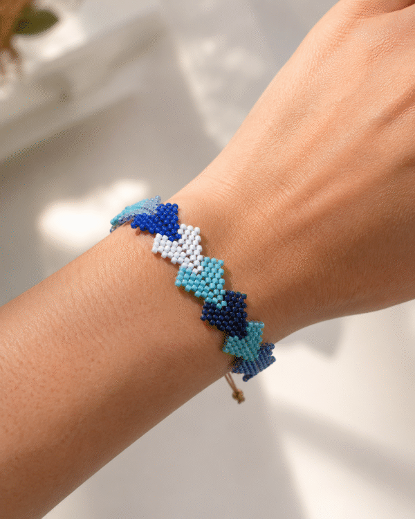 PULSERA VES COLORES-AZULES