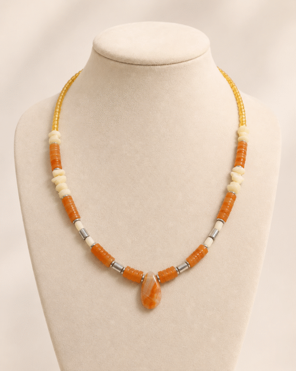 Collar Piedra Cornalina