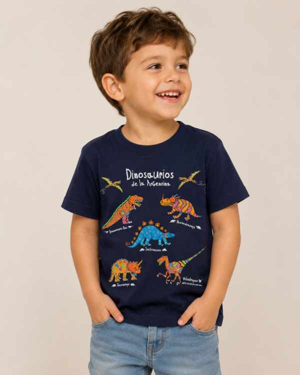 Remera infantil "Dinosaurios de la Argentina"