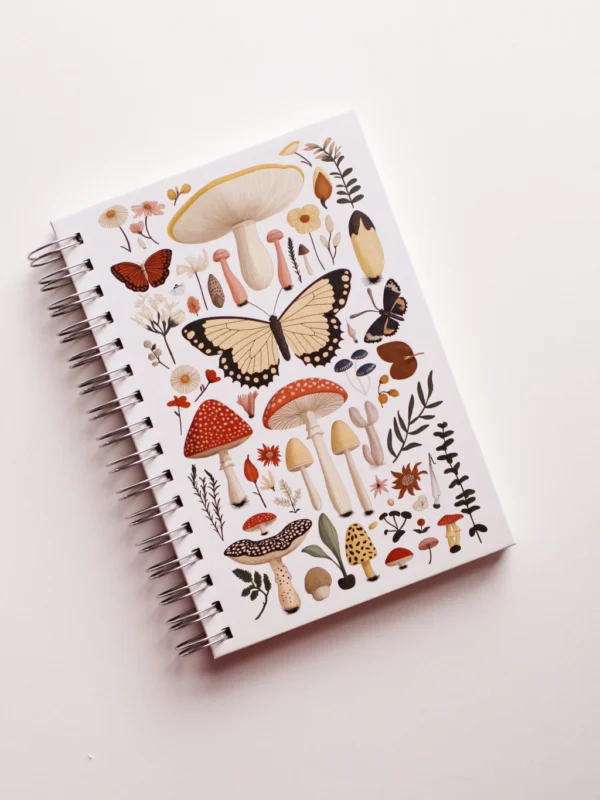 Cuaderno "Mushroom & co" blanco