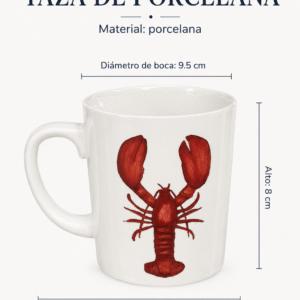 Taza mediana Langosta