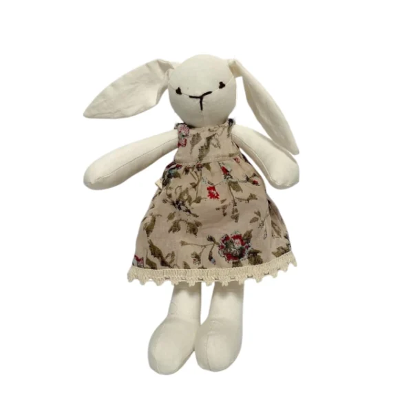 CONEJITO BONNY VEST.FLORES BEIGE