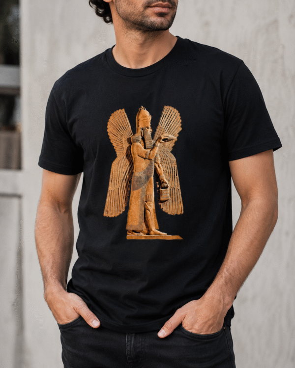 REMERA SUMERIA - TALLE XL - NEGRO