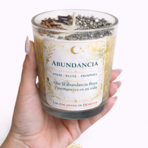Vela abundancia ritualizada con péndulo hebreo