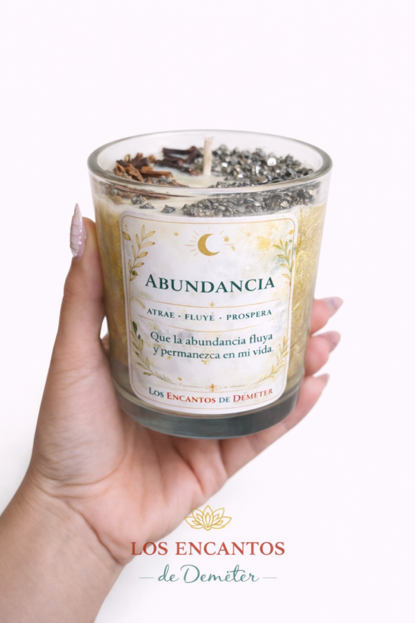 Vela abundancia ritualizada con péndulo hebreo