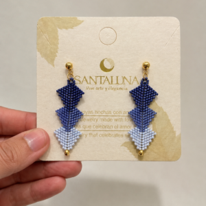 Aros V combinado azules