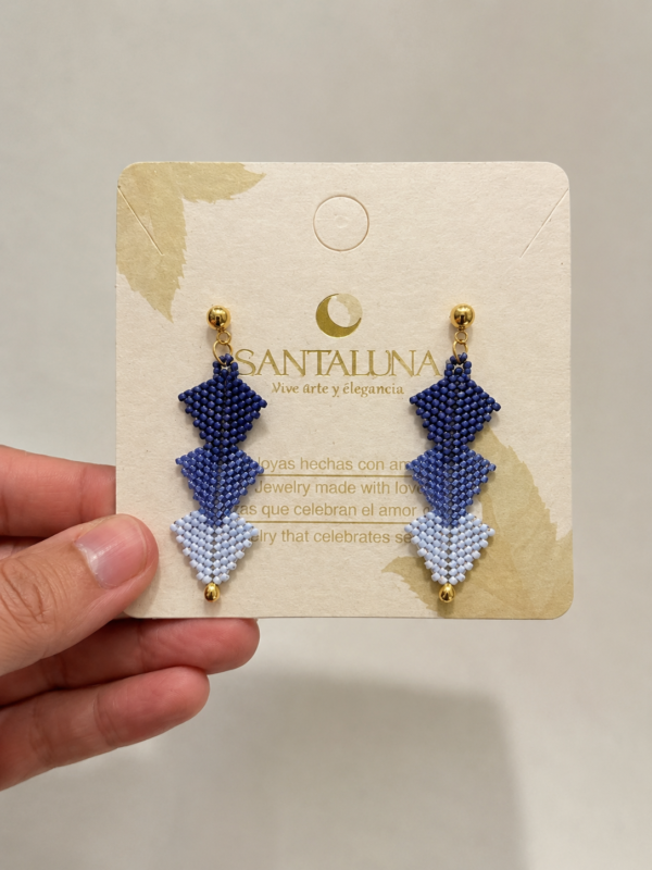 Aros V combinado azules