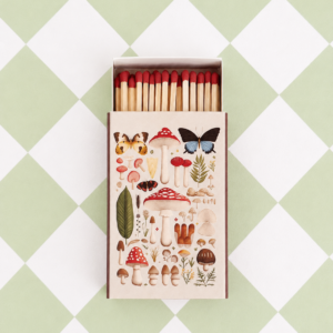 cajas de fósforos Botánico blanco