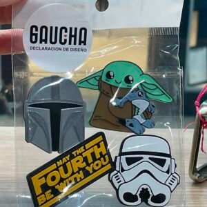 Pack imán x4 Star Wars decorativo en PLA con magneto interno