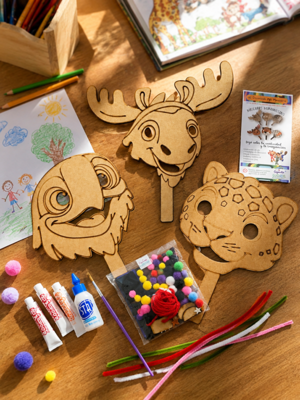 Kit Creativo Máscaras Mundialistas