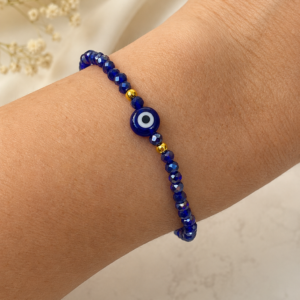 Pulsera azul ojo turco azul
