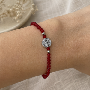 Pulsera San Benito plateada