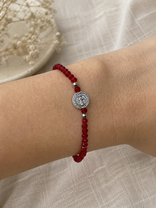 Pulsera San Benito plateada