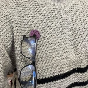 Prendedor Circulo violeta