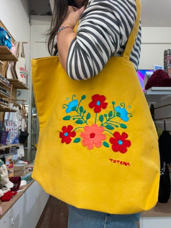 Totebag Mostaza Rosa