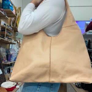 Tote bag cuero natural